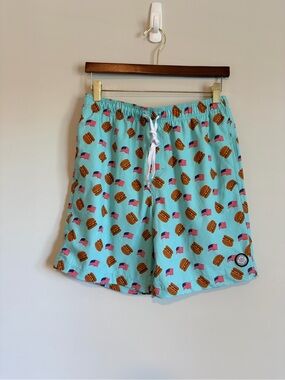 Men's Brooklyn Cloth Burger & USA Flag Print